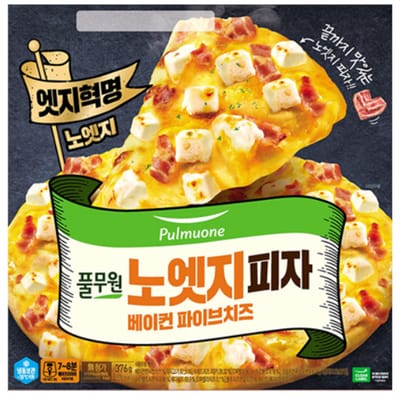 Pulmuone No Edge Pizza Bacon Five Cheese package