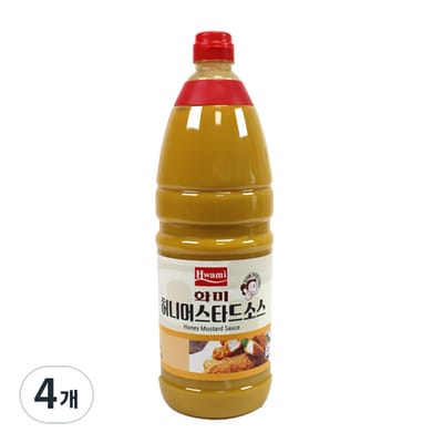 Emballage de Hwami sauce moutarde au miel