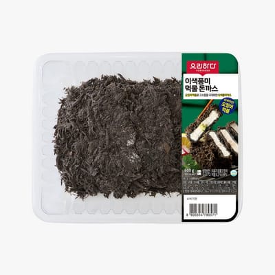 Emballage de Escalope de porc à l'encre de seiche (donkatsu)