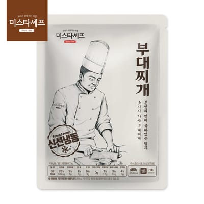 Emballage de Mr. Chef budae jjigae (ragoût de l'armée)