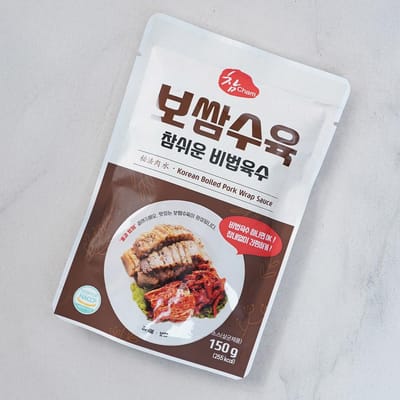 บรรจุภัณฑ์ ซุปเบสต้มหมูโพซัม (ซูยุก) ทำง่าย