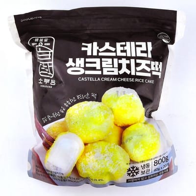 Castella Fresh Cream Cheese Rice Cake package